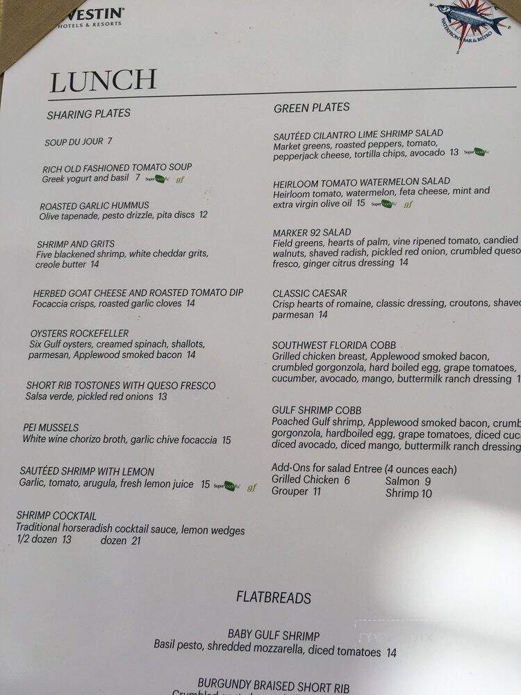 Marker 92 - Cape Coral, FL menu_pic