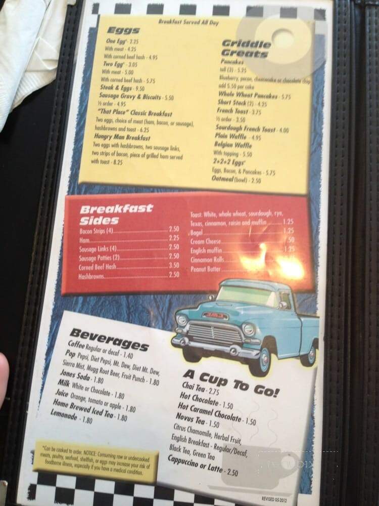 That Place - Hart, MI menu_pic
