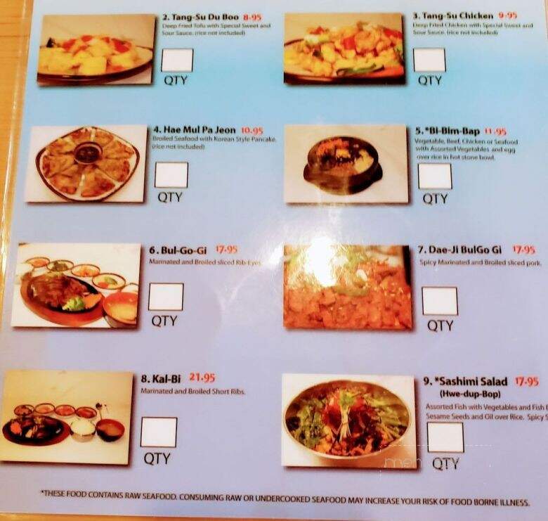 Sushi House - Farmington, MI menu_pic