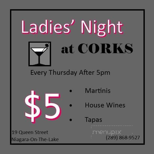 Corks Restaurant and Wine Bar - Niagara-on-the-Lake, ON