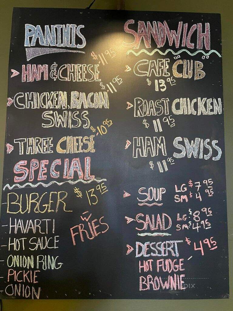Fort Anne Cafe - Annapolis Royal, NS menu_pic