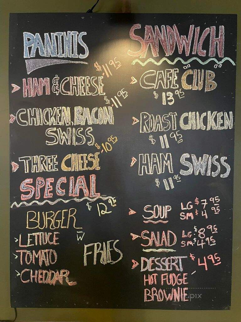 Fort Anne Cafe - Annapolis Royal, NS menu_pic