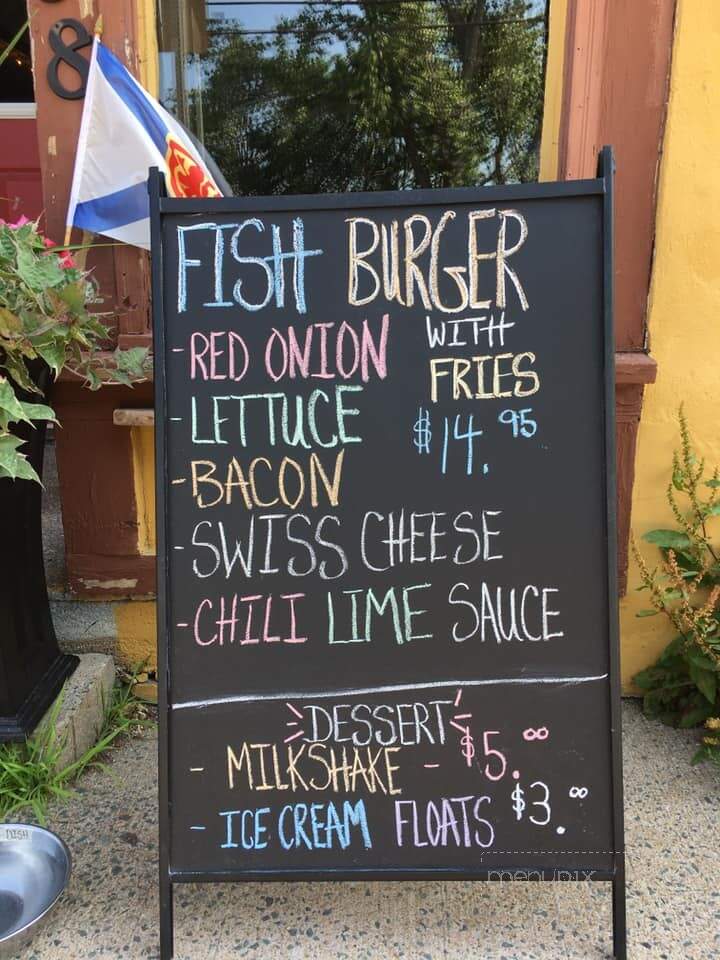 Fort Anne Cafe - Annapolis Royal, NS menu_pic