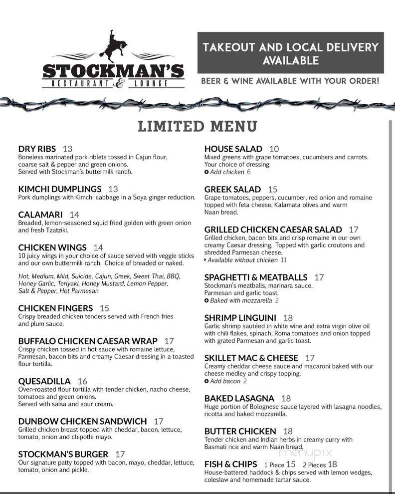 Stockman's Restaurant & Lounge - Foothills No 31, AB