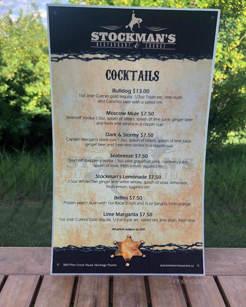 Stockman's Restaurant & Lounge - Foothills No 31, AB