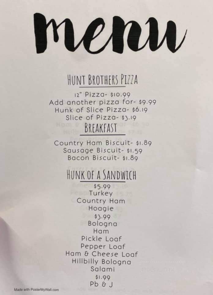 Sparta Quik Stop - Sparta, KY menu_pic