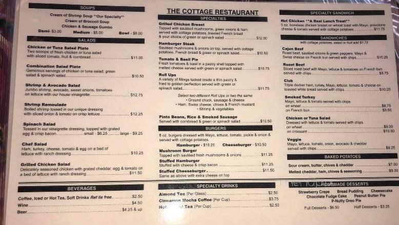 Cottage Restaurant - Alexandria, LA
