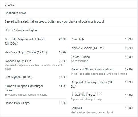 Zorba's - Cedartown, GA menu_pic