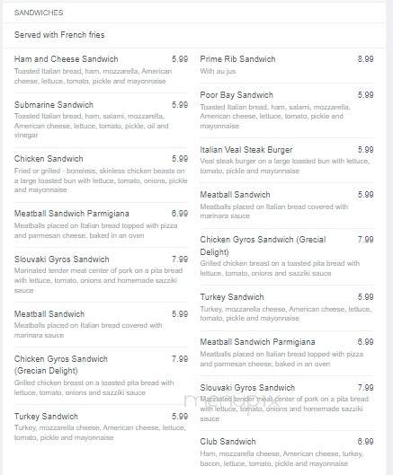 Zorba's - Cedartown, GA menu_pic