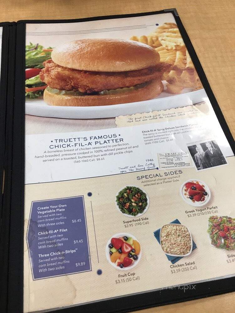 Truett's Grill - Mcdonough, GA menu_pic