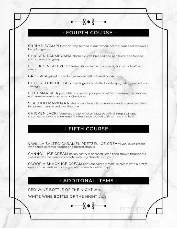 Alfe's Restaurant - Wildwood, NJ menu_pic