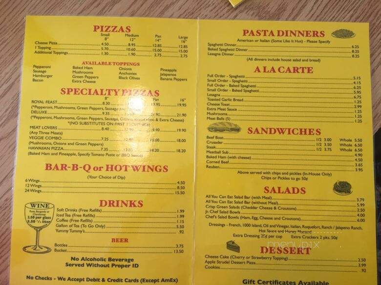 Online Menu of Sir Pizza, Asheboro, NC