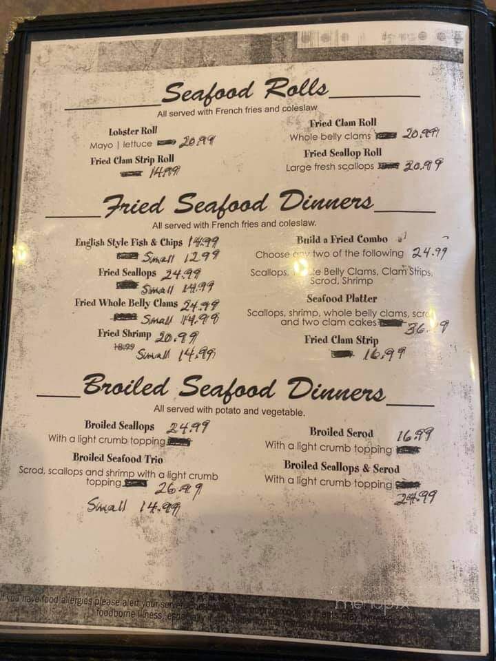 Common's Lunch - Little Compton, RI menu_pic
