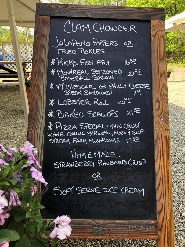 Rick's Tavern - Newfane, VT menu_pic