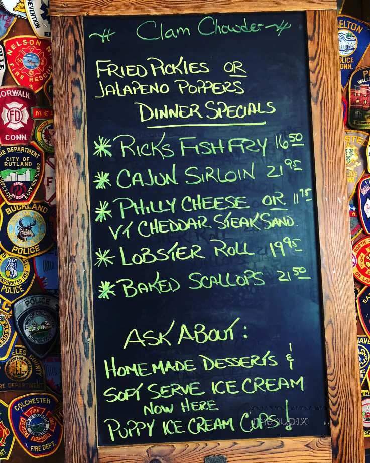 Rick's Tavern - Newfane, VT menu_pic