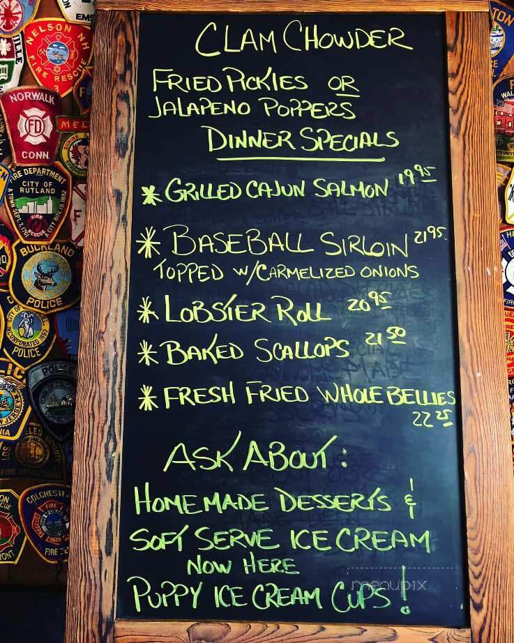 Rick's Tavern - Newfane, VT menu_pic