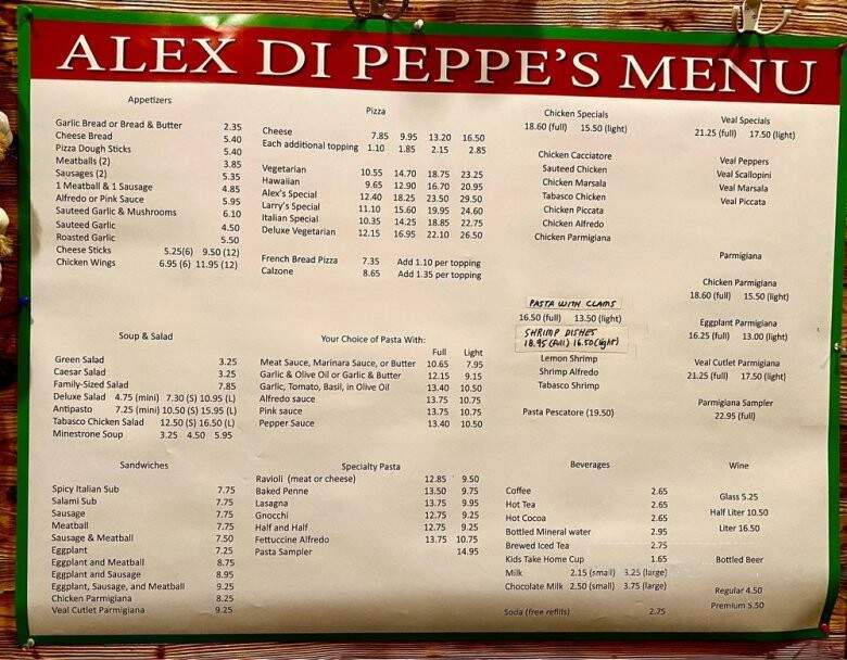 Alex Di Peppe's Italian Restaurant - Arcadia, CA