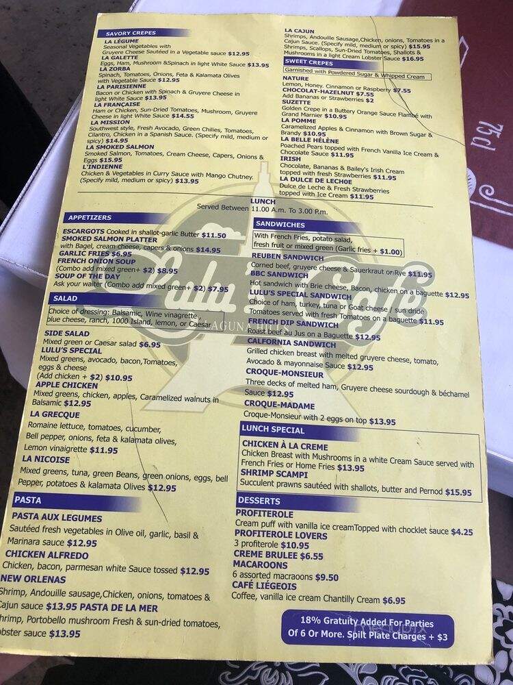 Lulu's Cafe - Laguna Hills, CA