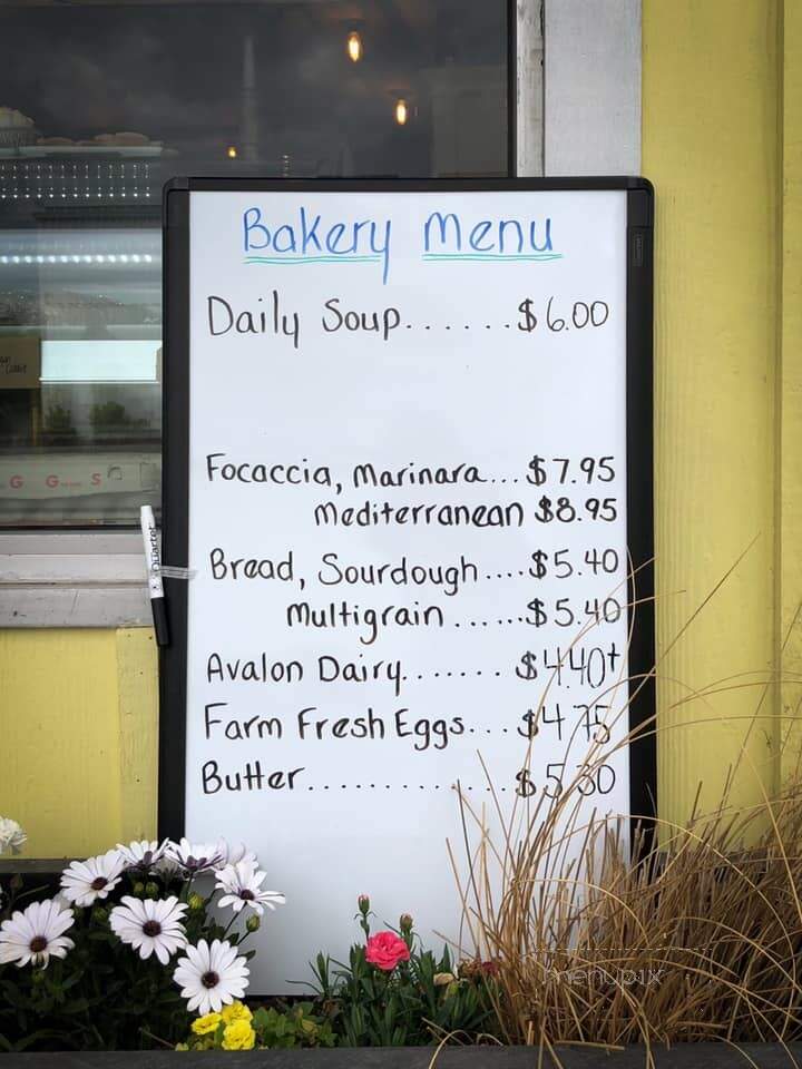 Chestnut Springs Bakery - Chilliwack, BC menu_pic