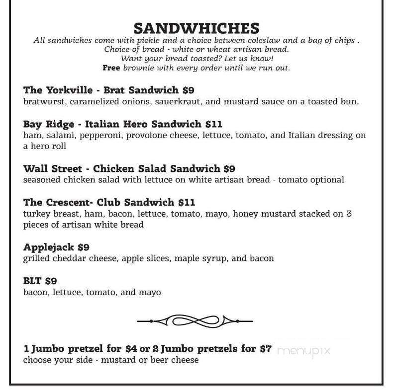 Sockdolager Brewing - Abilene, TX menu_pic