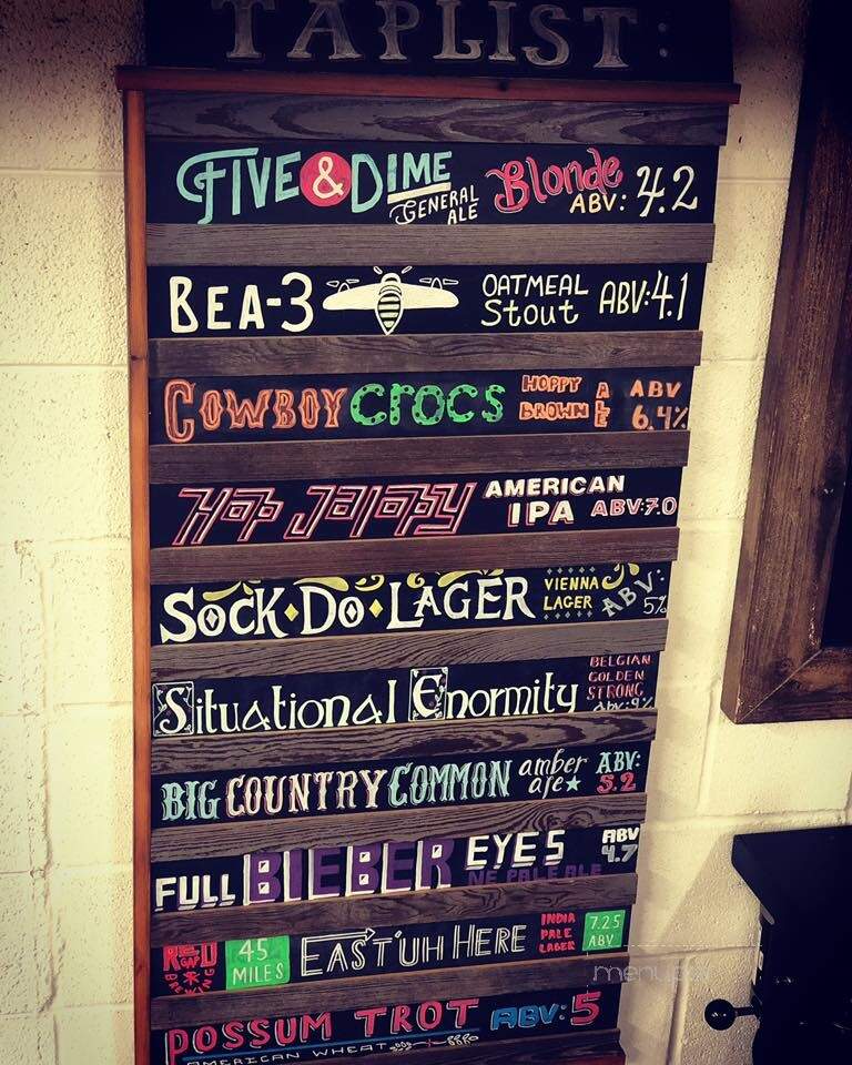 Sockdolager Brewing - Abilene, TX menu_pic