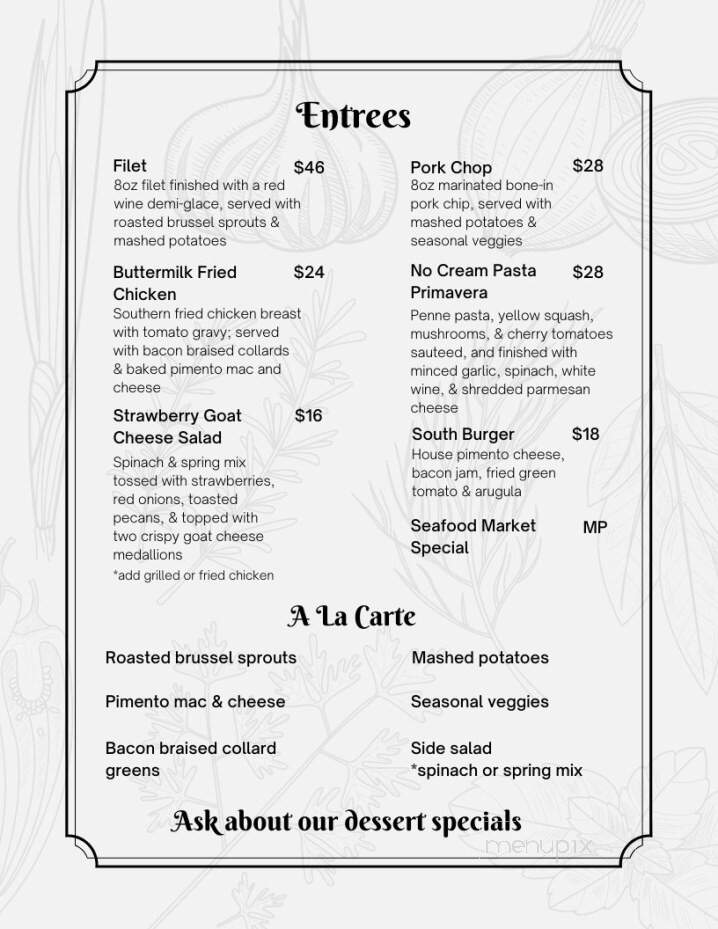 South On Broad - Monroe, GA menu_pic