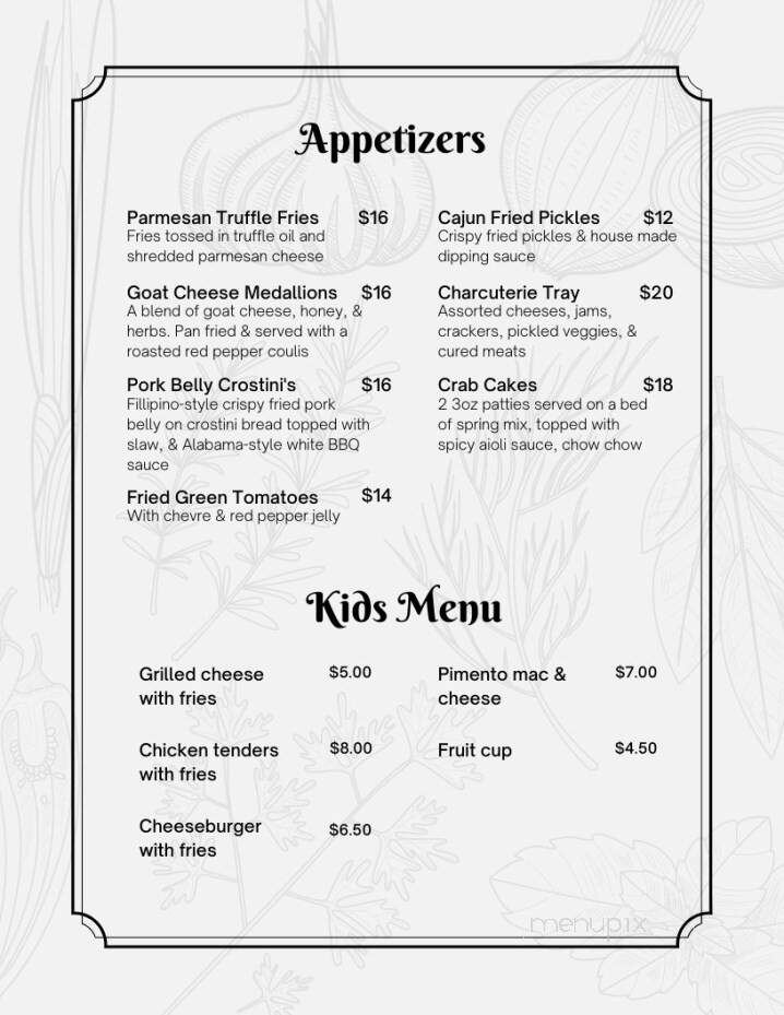 South On Broad - Monroe, GA menu_pic