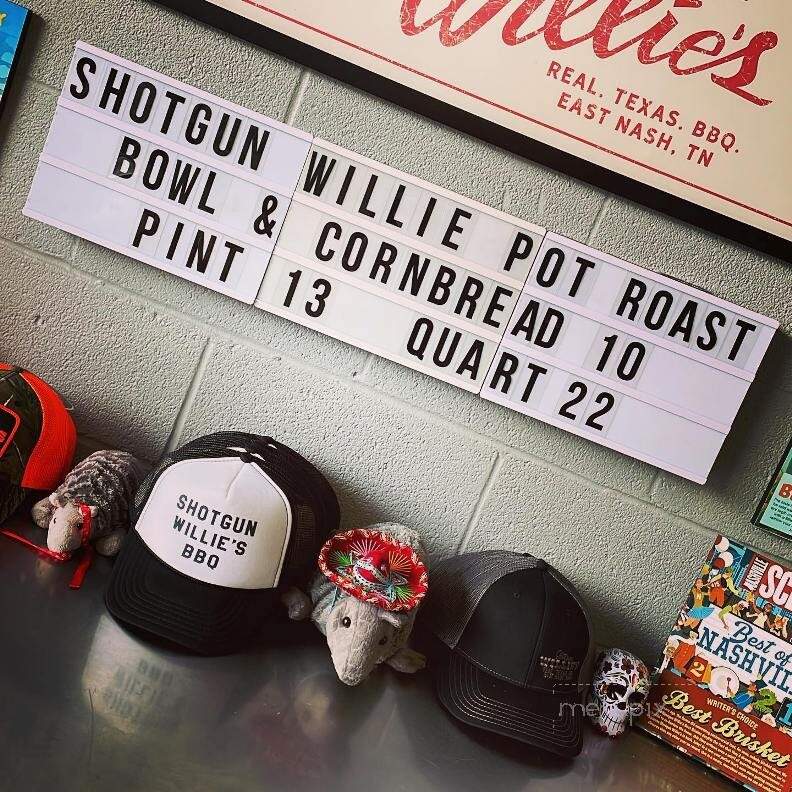 Shotgun Willie's BBQ - Nashville, TN menu_pic