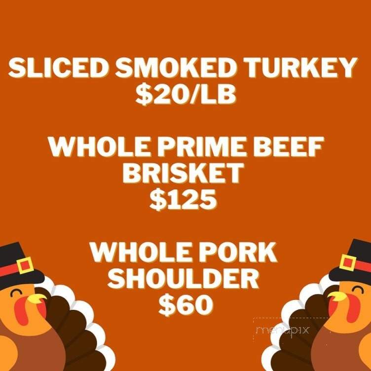 Shotgun Willie's BBQ - Nashville, TN menu_pic