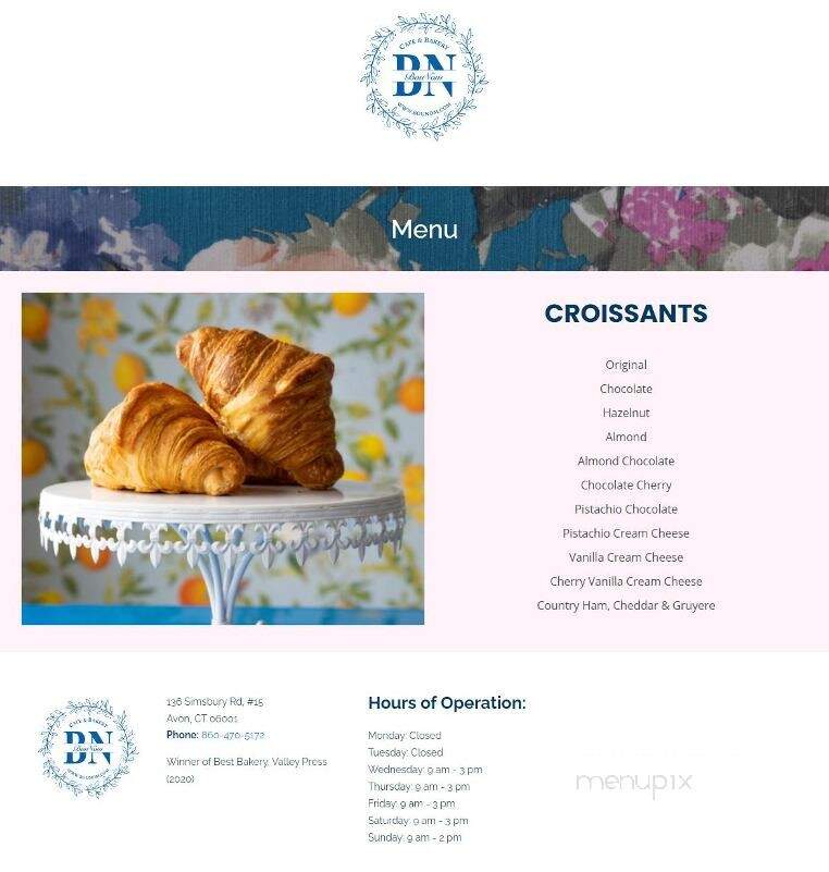 BouNom Cafe & Bakery - Avon, CT menu_pic