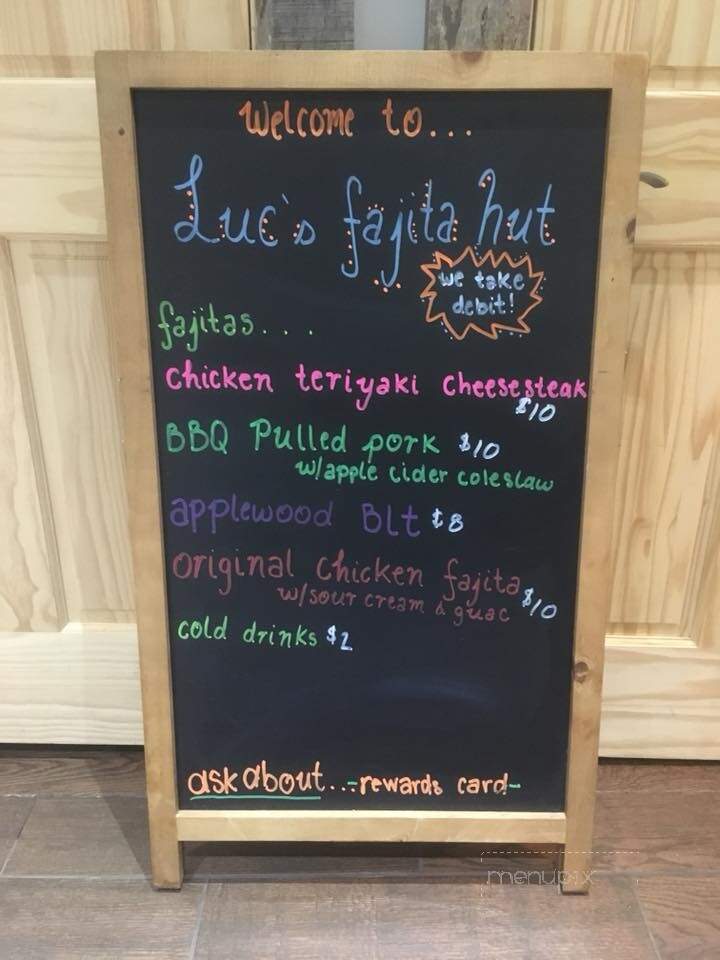 Luc's Fajita Hut - Hewitt, NJ menu_pic