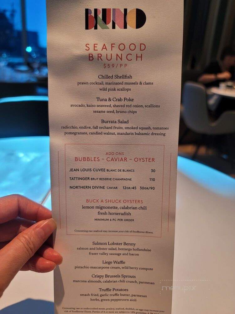 Bruno - Richmond, BC menu_pic