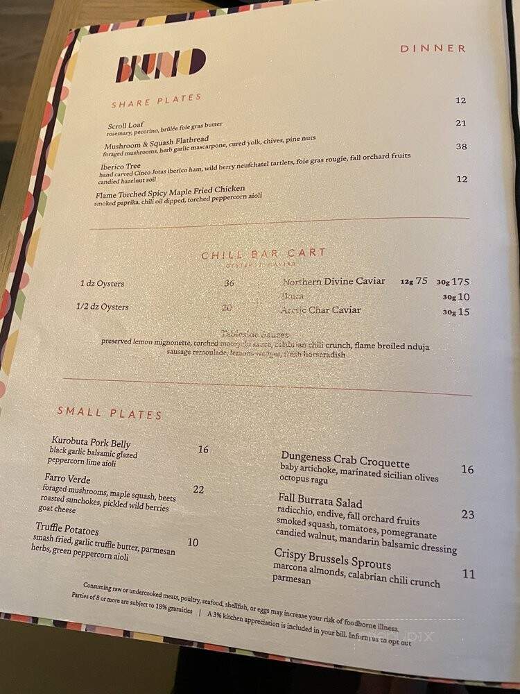 Bruno - Richmond, BC menu_pic