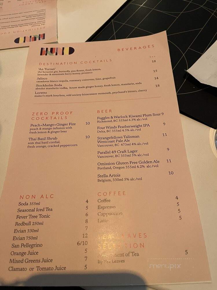 Bruno - Richmond, BC menu_pic