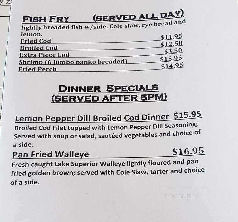 Bobby's Bar - Brookfield, WI menu_pic