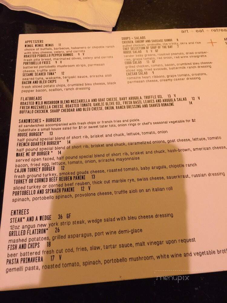 ArtBar - Duluth, GA menu_pic