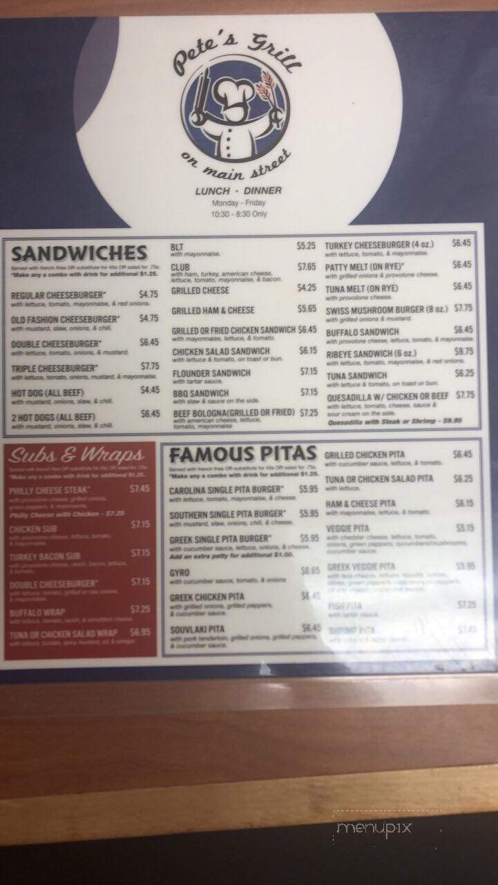 Pete's Grill - Stanley, NC