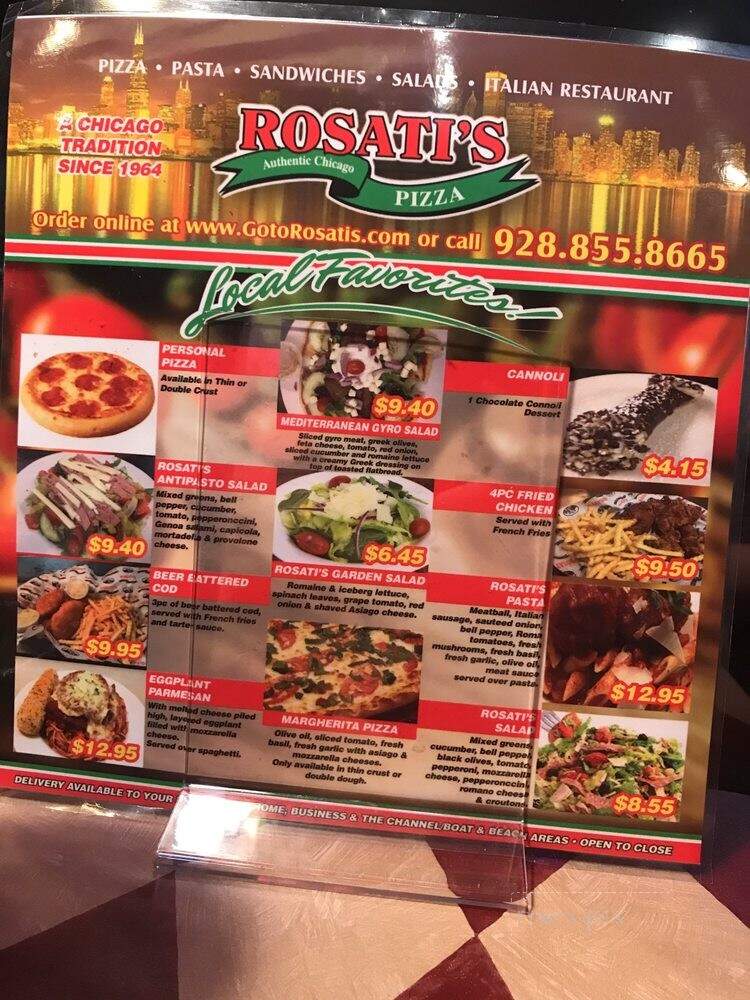 Rosati's - Lake Havasu City, AZ menu_pic