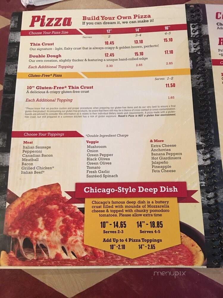 Rosati's - Lake Havasu City, AZ menu_pic
