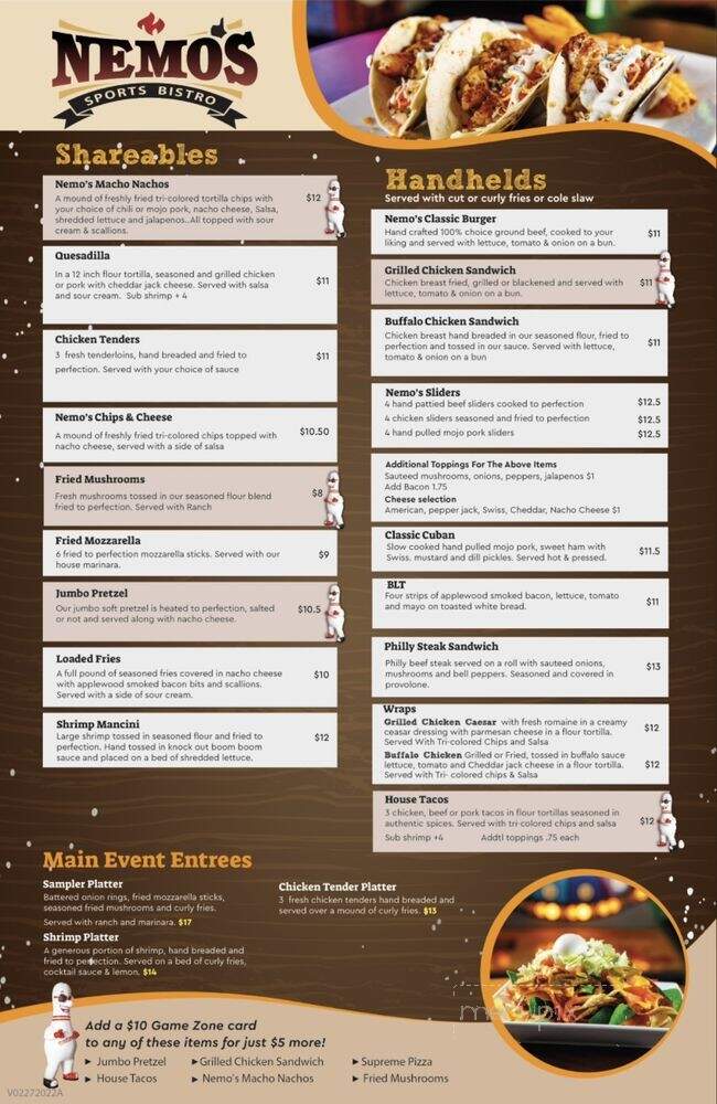Beacon Bowl - Naples, FL menu_pic