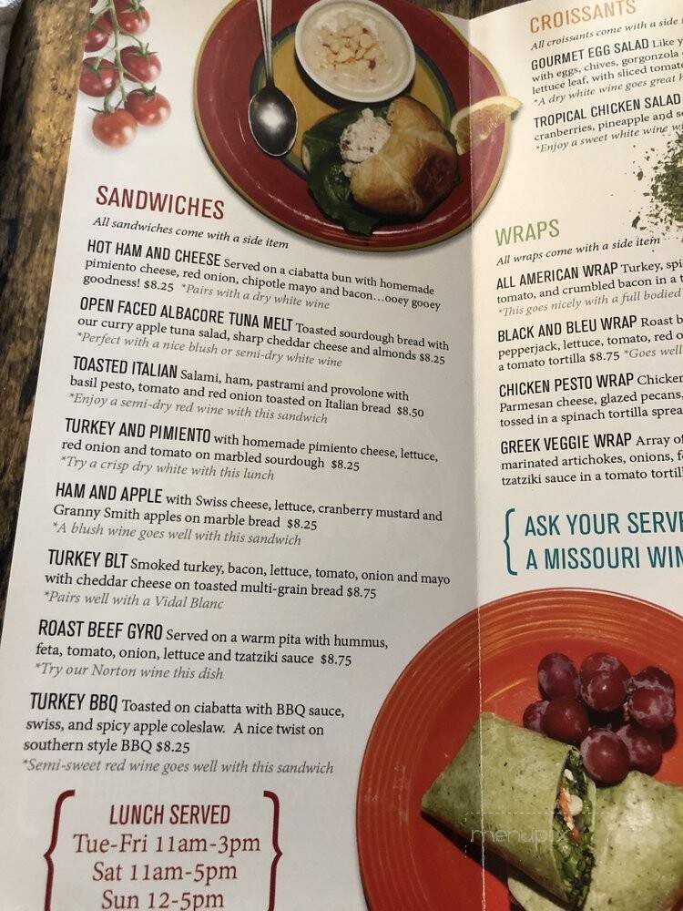 Willow Spring Mercantile - Excelsior Springs, MO menu_pic