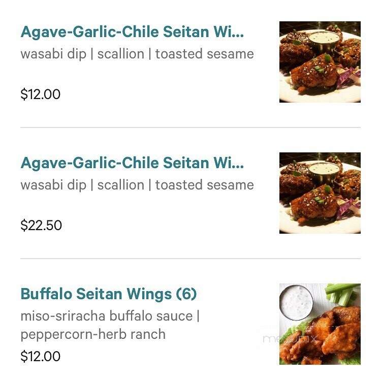 Sprig and Vine - New Hope, PA menu_pic