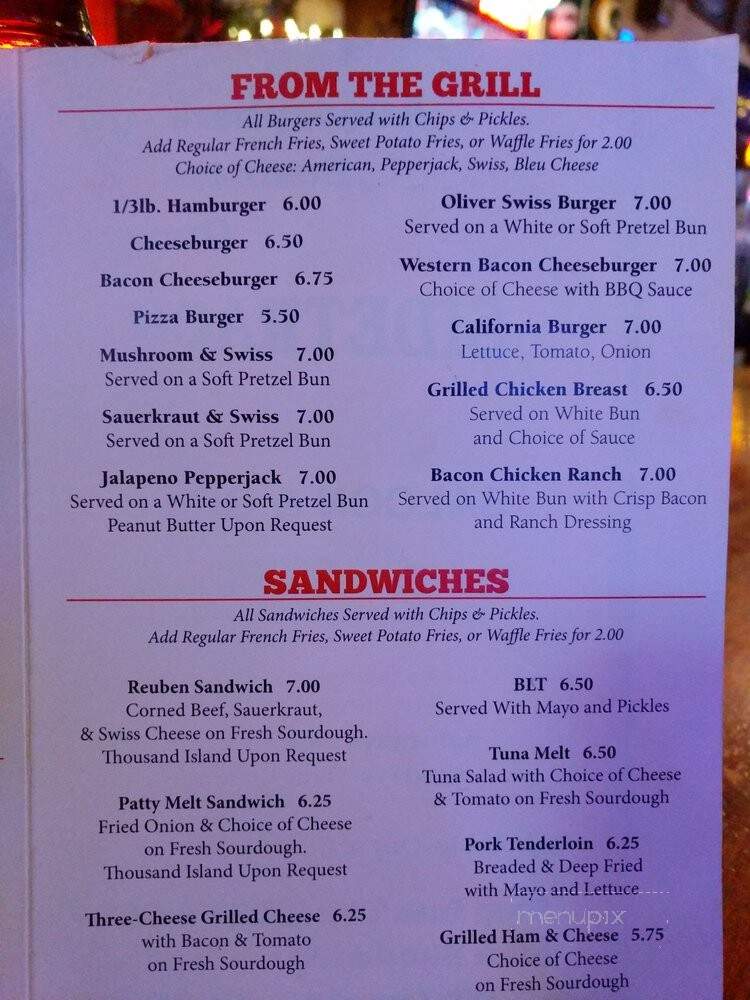 Sidetrack Saloon - Roberts, WI menu_pic