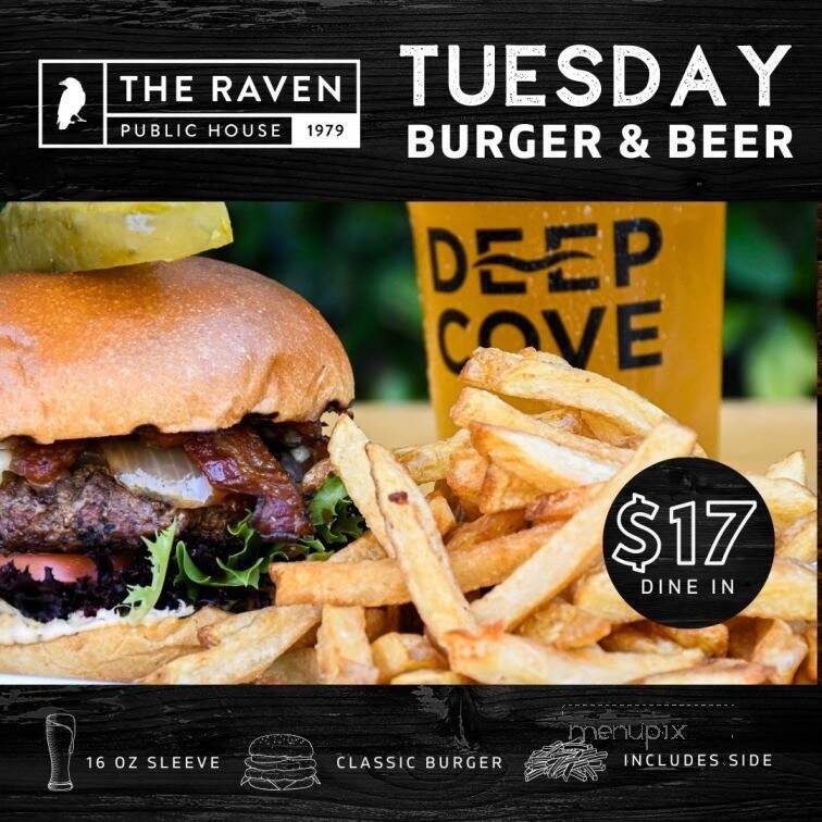 The Raven Pub - North Vancouver, BC menu_pic