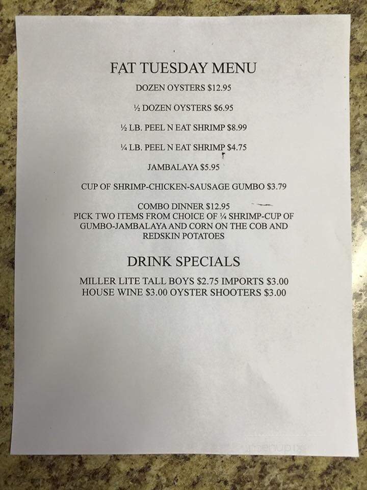Kitchen Pass Restaurant & Bar - Parsons, KS menu_pic