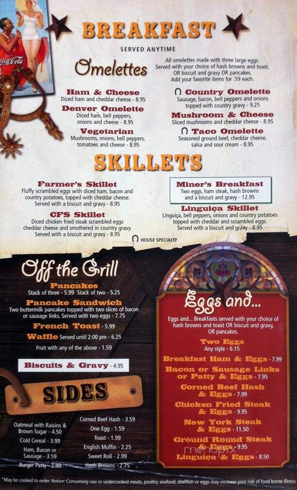 Tonopah Station - Tonopah, NV menu_pic