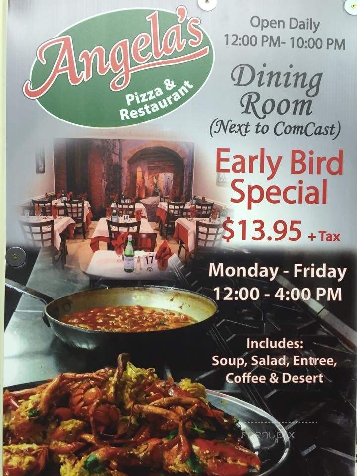 Angela's Pizza & Restaurant - Hazlet, NJ menu_pic
