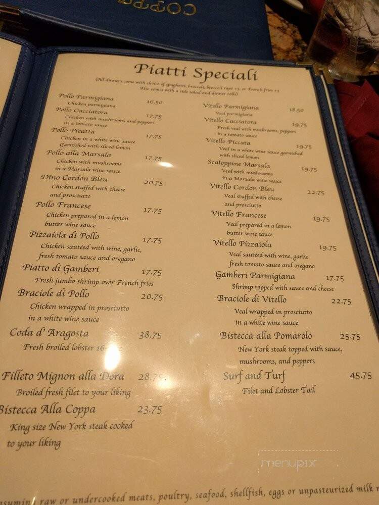 Coppa 82 - Downingtown, PA menu_pic