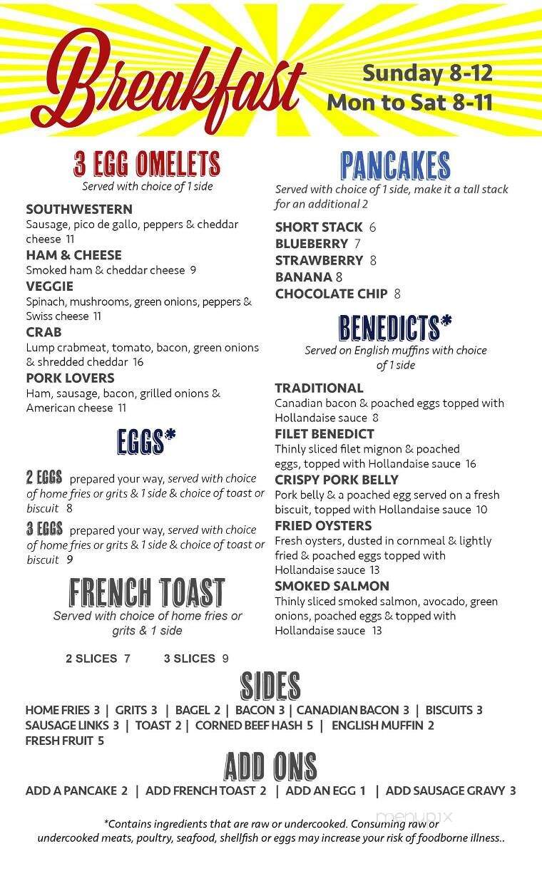 Dead Dog Saloon - Murrells Inlet, SC menu_pic
