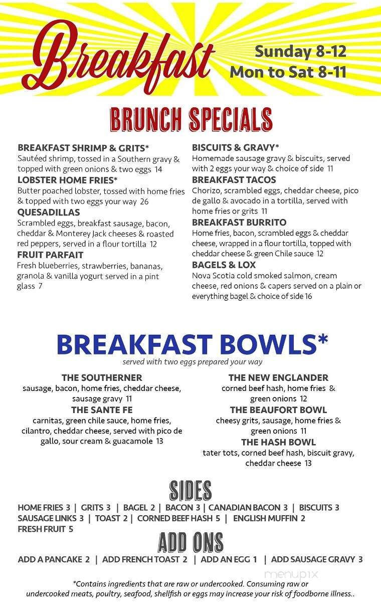 Dead Dog Saloon - Murrells Inlet, SC menu_pic